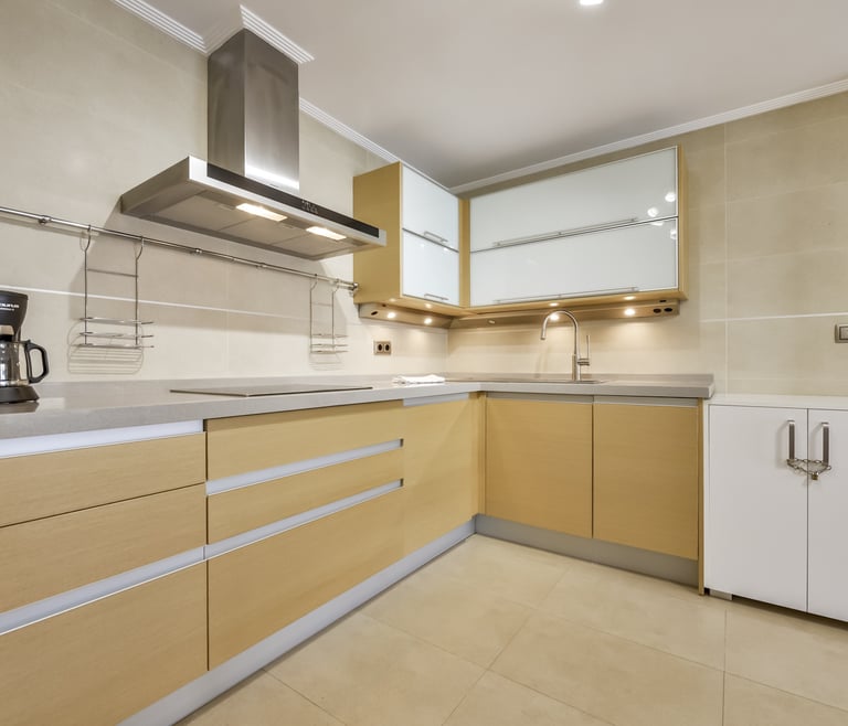 MARJALETA, Bonito apartamento en el centro de Moraira para 4 pax wifi gratuita. en Moraira - Cocina