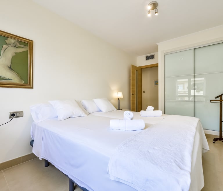 MARJALETA, Bonito apartamento en el centro de Moraira para 4 pax wifi gratuita. en Moraira - Habitaciones
