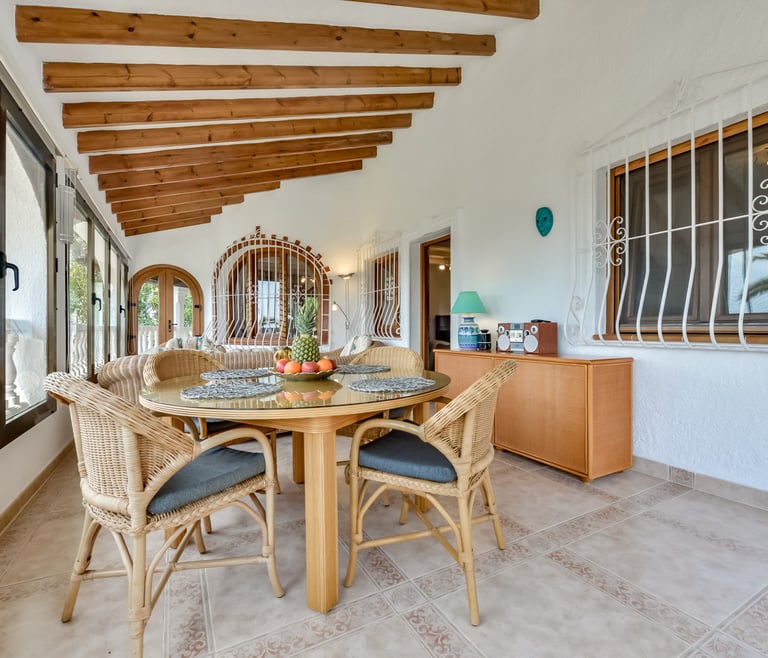 LAS ROSAS, villa à louer à Benissa pour 8 pax avec piscine privée  à Benissa - Terrasse