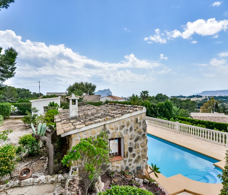 LAS ROSAS, villa à louer à Benissa pour 8 pax avec piscine privée  à Benissa - Piscine