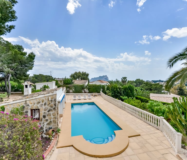 LAS ROSAS, villa à louer à Benissa pour 8 pax avec piscine privée  à Benissa - Piscine