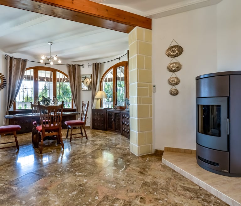 LAS ROSAS, villa à louer à Benissa pour 8 pax avec piscine privée  à Benissa - Salle à manger