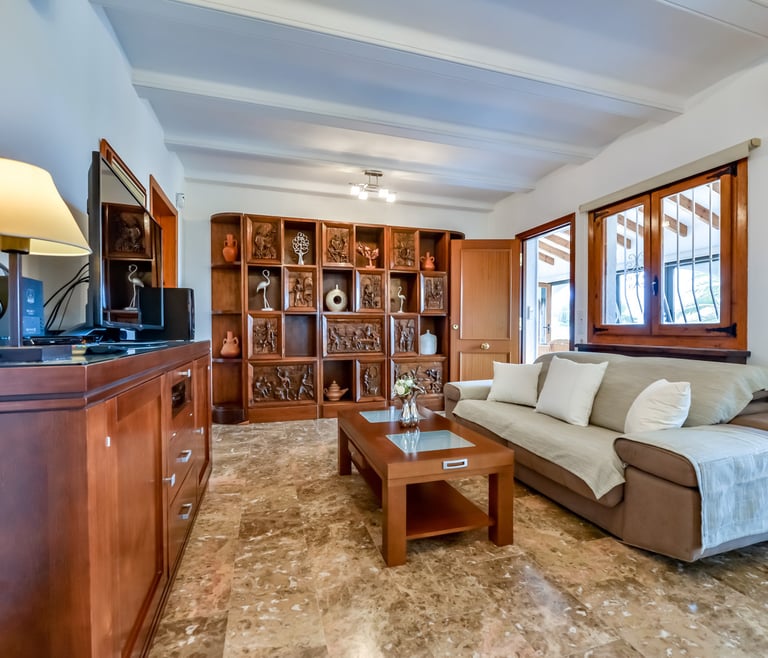 LAS ROSAS, villa à louer à Benissa pour 8 pax avec piscine privée  à Benissa - Salle à manger