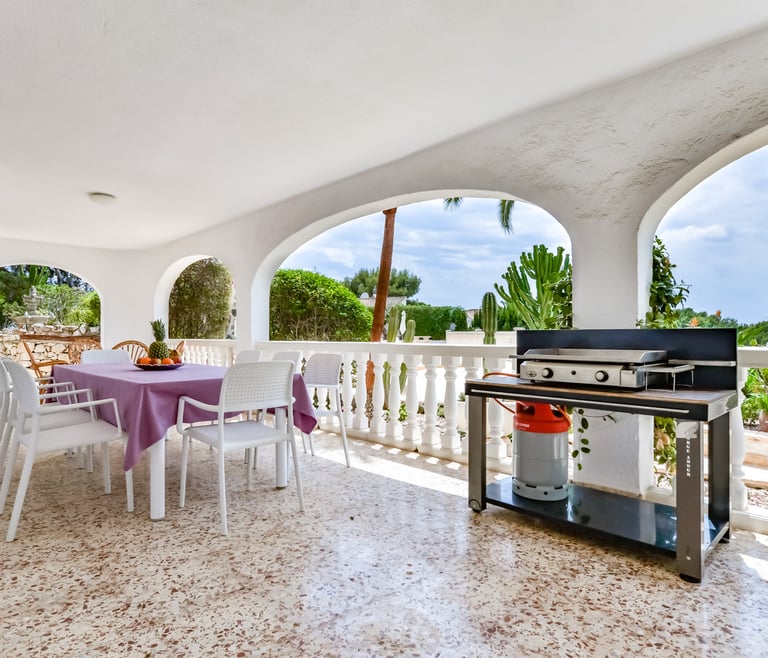 LAS ROSAS, villa à louer à Benissa pour 8 pax avec piscine privée  à Benissa - Terrasse