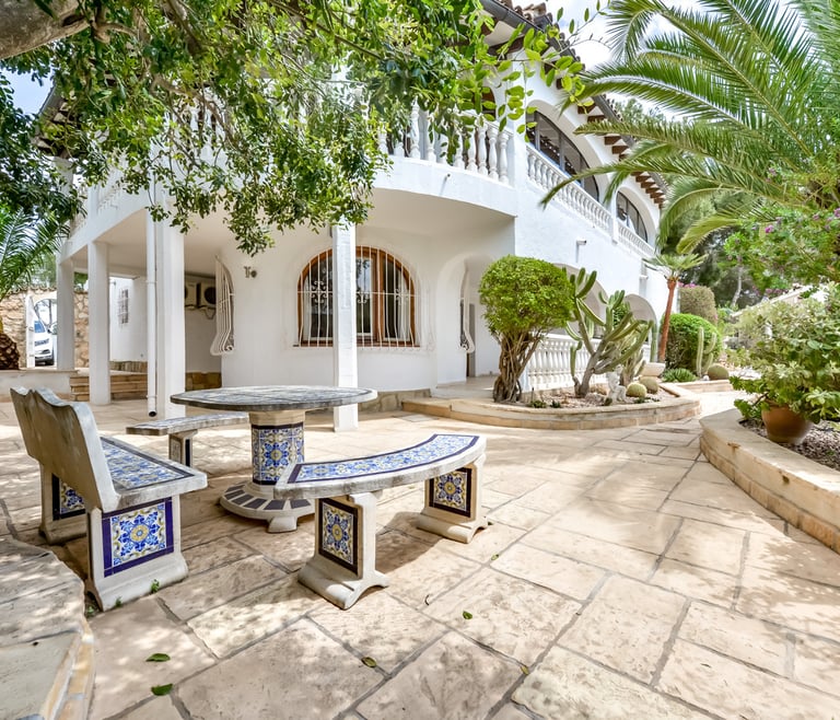 LAS ROSAS, villa à louer à Benissa pour 8 pax avec piscine privée  à Benissa - Jardin