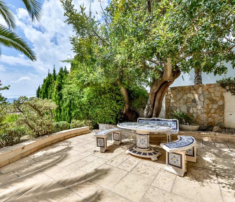 LAS ROSAS, villa à louer à Benissa pour 8 pax avec piscine privée  à Benissa - Jardin