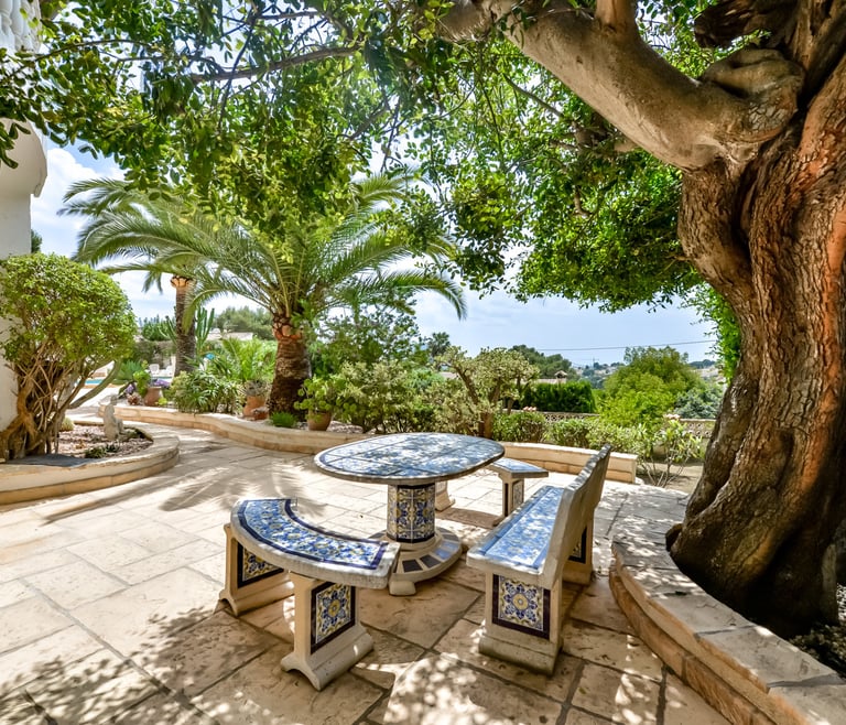 LAS ROSAS, villa à louer à Benissa pour 8 pax avec piscine privée  à Benissa - Jardin