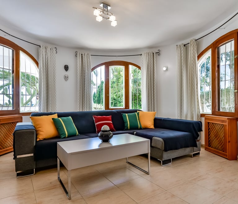 LAS ROSAS, villa à louer à Benissa pour 8 pax avec piscine privée  à Benissa - Salle à manger