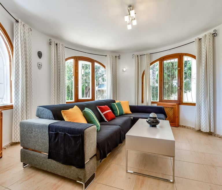 LAS ROSAS, villa à louer à Benissa pour 8 pax avec piscine privée  à Benissa - Salle à manger