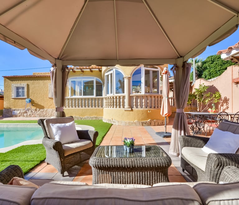 Villa te huur in Calpe THALEA  en Calpe - Tuin