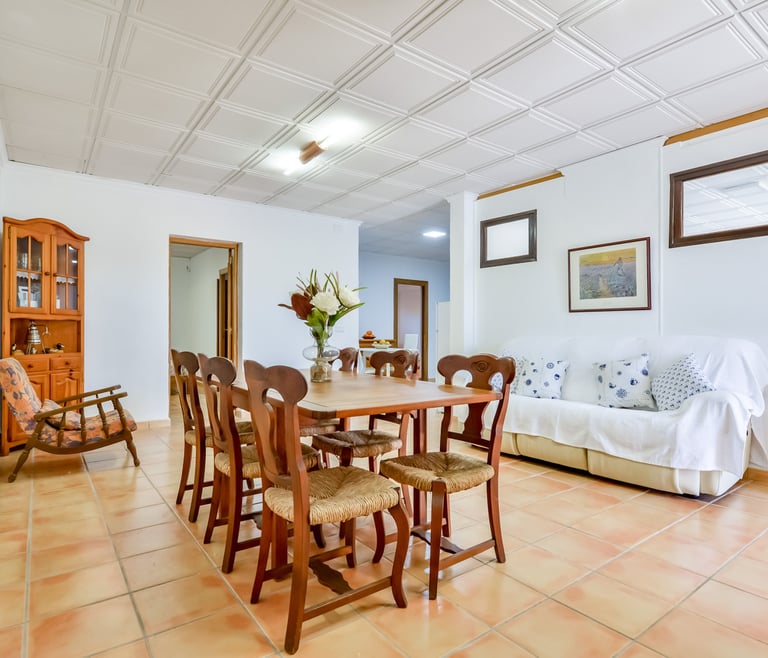 Villa zur Miete in Calpe AZORIN für 6 pax, mit privatem Pool. in Calpe / Calp - Essbereich