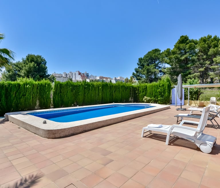 Villa zur Miete in Calpe AZORIN für 6 pax, mit privatem Pool. in Calpe / Calp - Schwimmbad