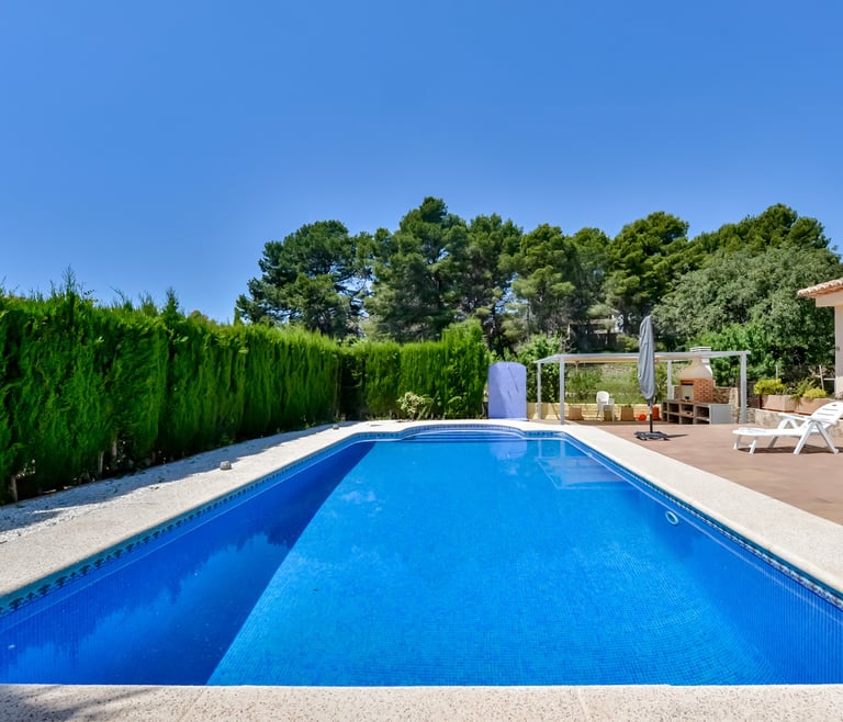 Villa zur Miete in Calpe AZORIN für 6 pax, mit privatem Pool. in Calpe / Calp - Schwimmbad