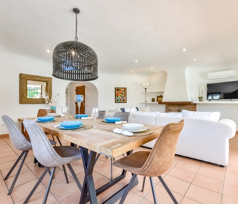 Alquiler de villa en Moraira, LA ROCALLA en Moraira - Comedor