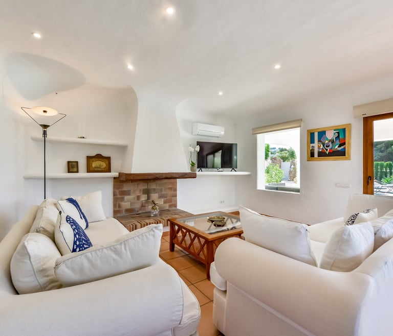 Alquiler de villa en Moraira, LA ROCALLA en Moraira - Salón