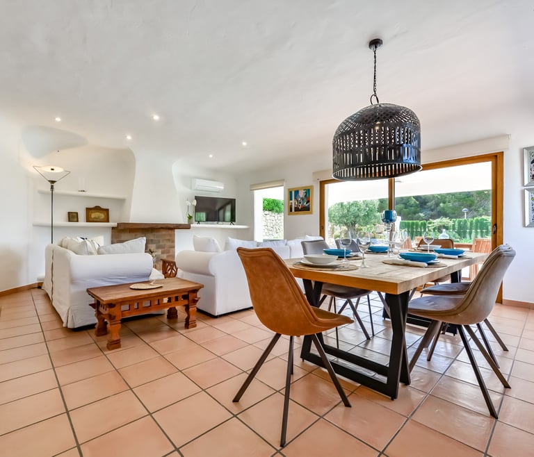 Alquiler de villa en Moraira, LA ROCALLA en Moraira - Comedor