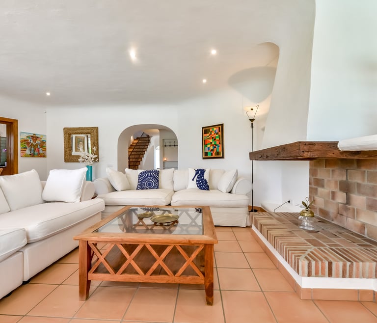 Alquiler de villa en Moraira, LA ROCALLA en Moraira - Salón