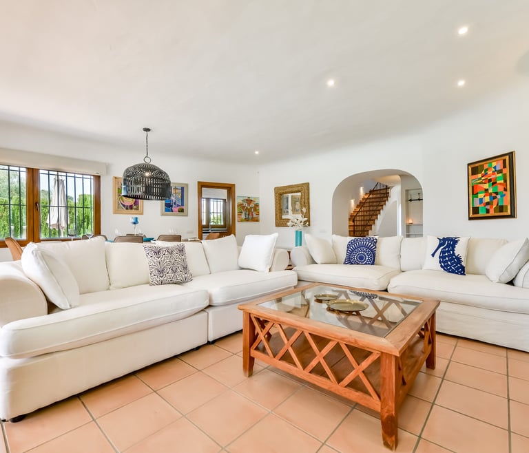 Alquiler de villa en Moraira, LA ROCALLA en Moraira - Salón