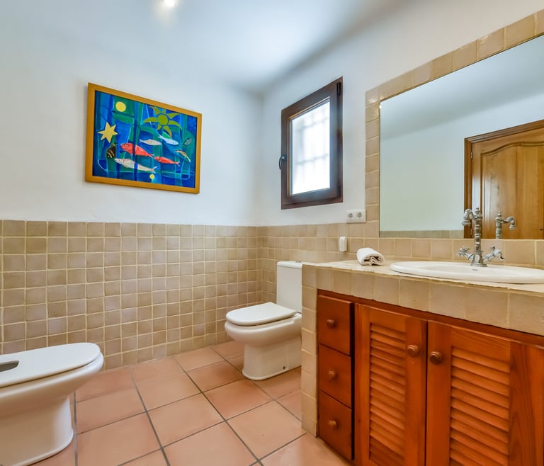 Alquiler de villa en Moraira, LA ROCALLA en Moraira - Baño