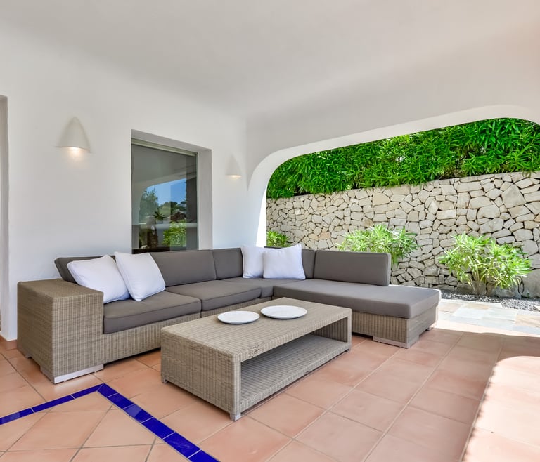 Alquiler de villa en Moraira, LA ROCALLA en Moraira - Terraza