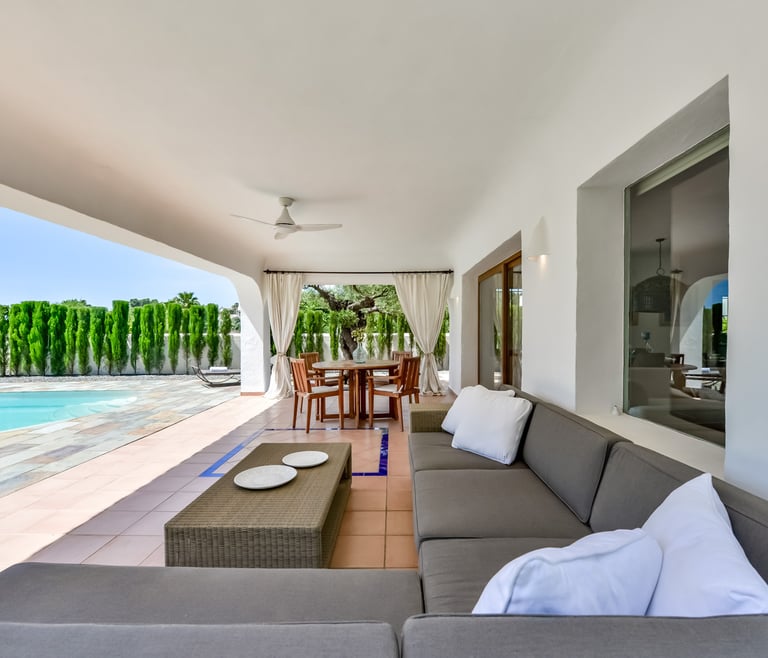 Alquiler de villa en Moraira, LA ROCALLA en Moraira - Terraza