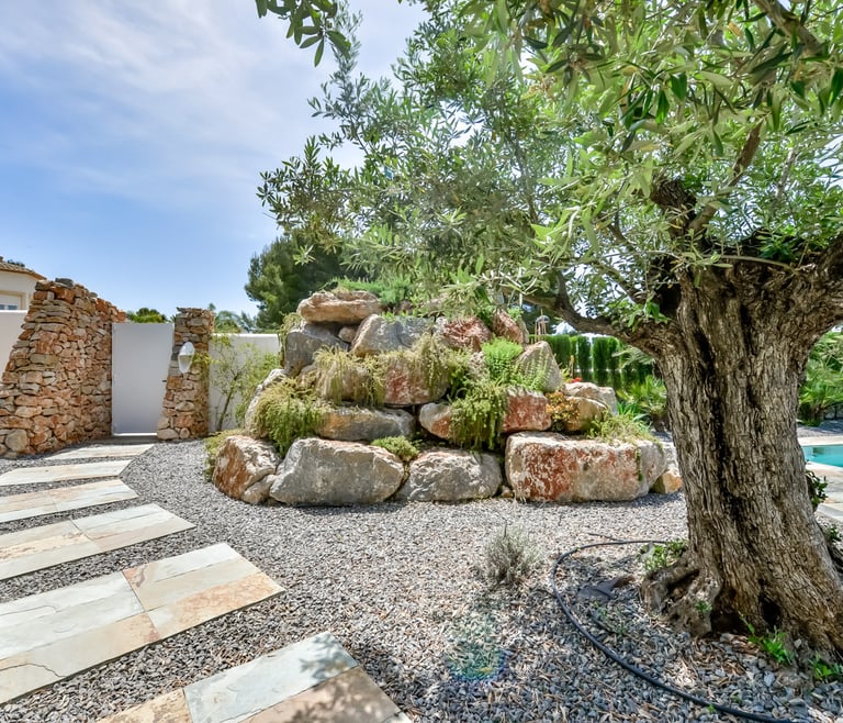 Alquiler de villa en Moraira, LA ROCALLA en Moraira - Exterior
