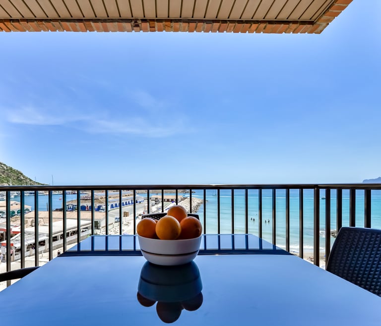 Alquiler de apartamento en primera linea de Calpe, CANTAL en Calpe - Terraza