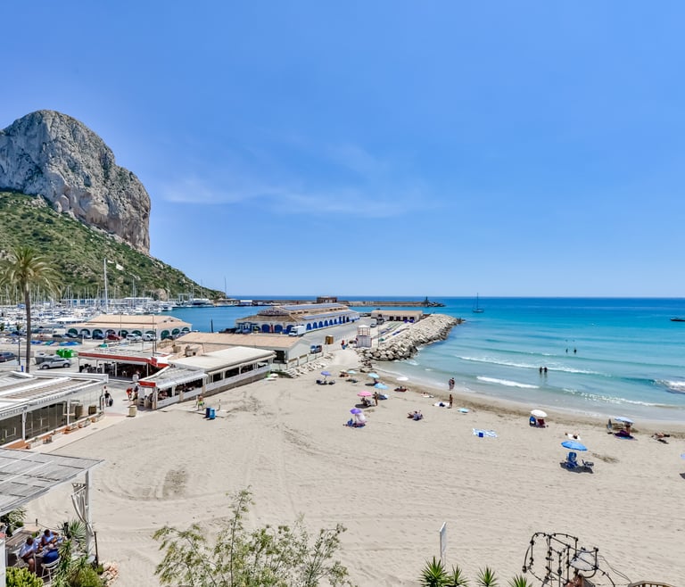 Alquiler de apartamento en primera linea de Calpe, CANTAL en Calpe - Vistas
