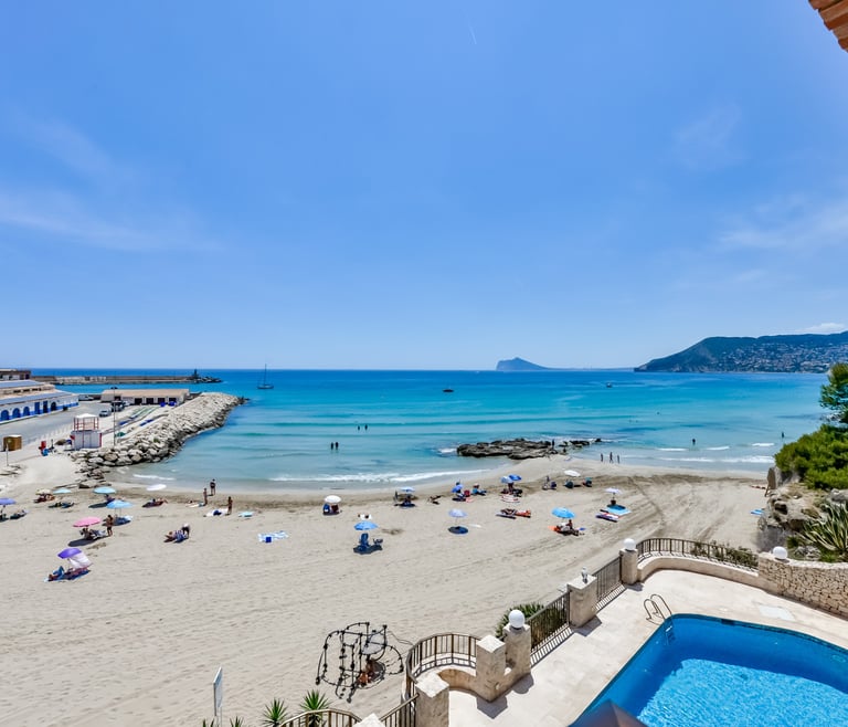 Alquiler de apartamento en primera linea de Calpe, CANTAL en Calpe - Vistas