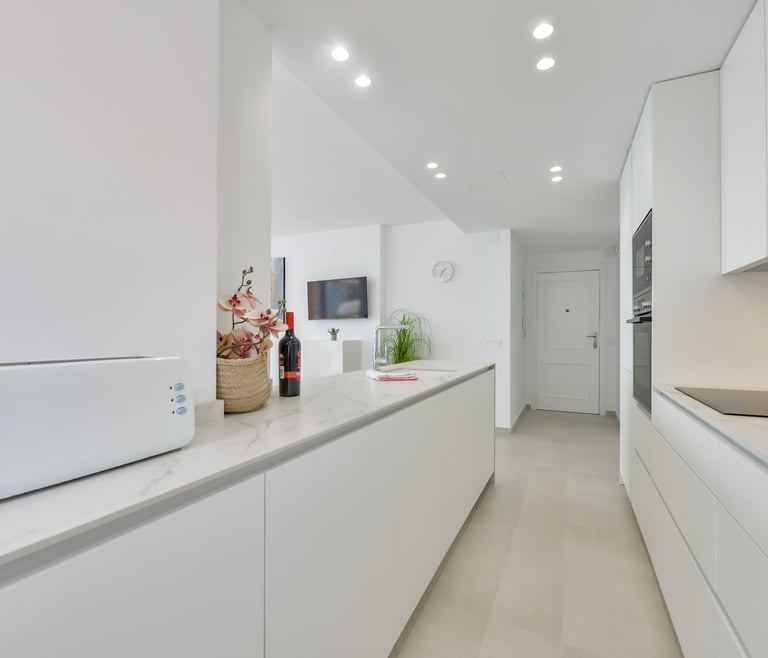 Alquiler de apartamento en primera linea de Calpe, CANTAL en Calpe - Cocina