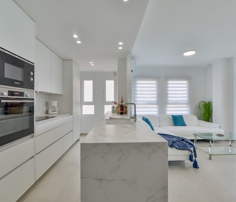 Alquiler de apartamento en primera linea de Calpe, CANTAL en Calpe - Cocina