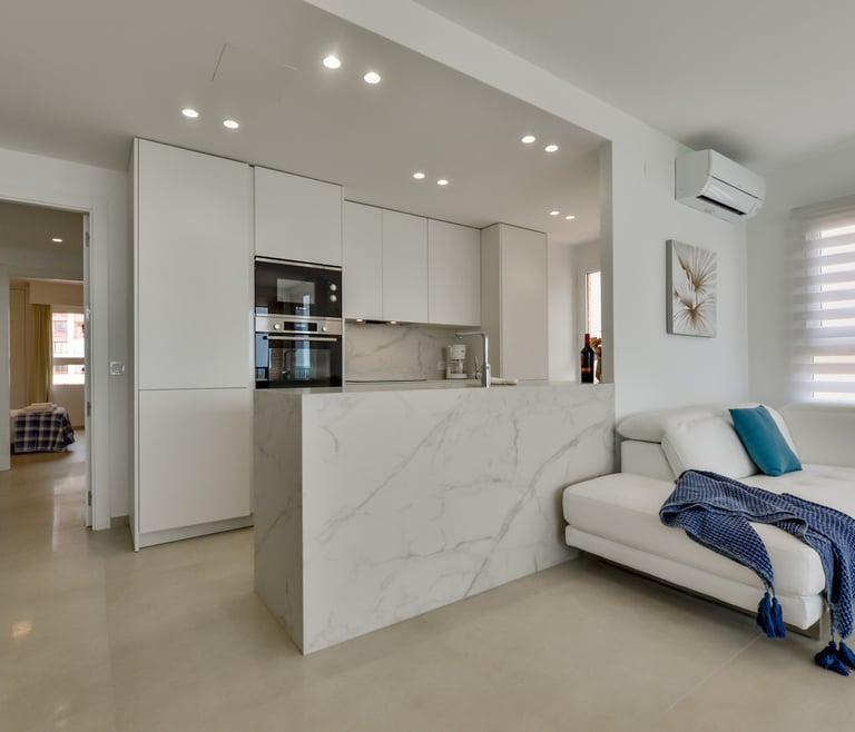 Alquiler de apartamento en primera linea de Calpe, CANTAL en Calpe - Cocina