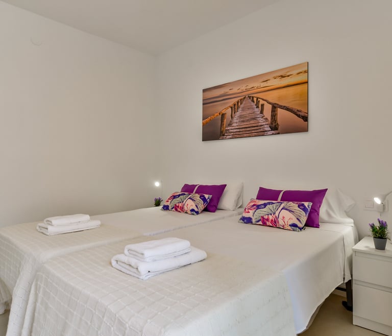 Alquiler de apartamento en primera linea de Calpe, CANTAL en Calpe - Habitaciones