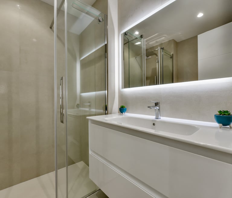 Alquiler de apartamento en primera linea de Calpe, CANTAL en Calpe - Baño