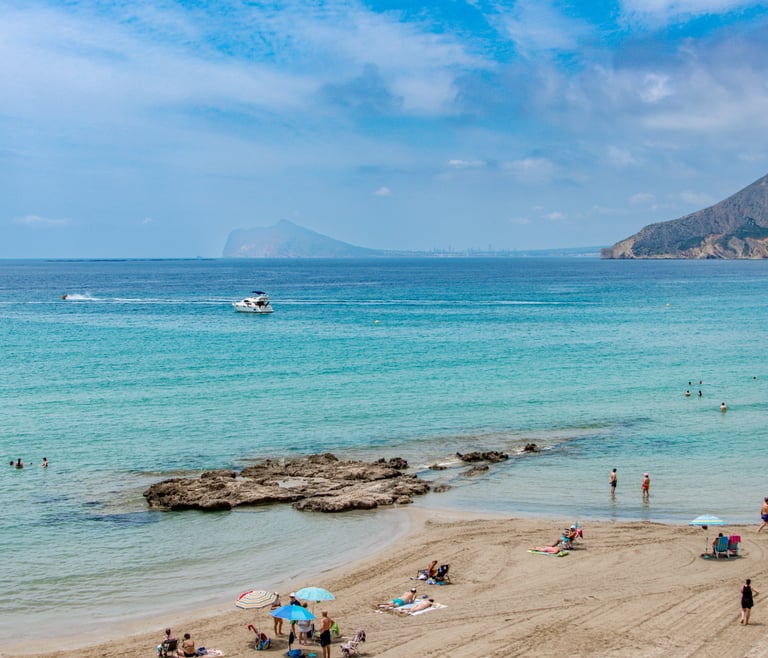 Alquiler de apartamento en primera linea de Calpe, CANTAL en Calpe - Vistas