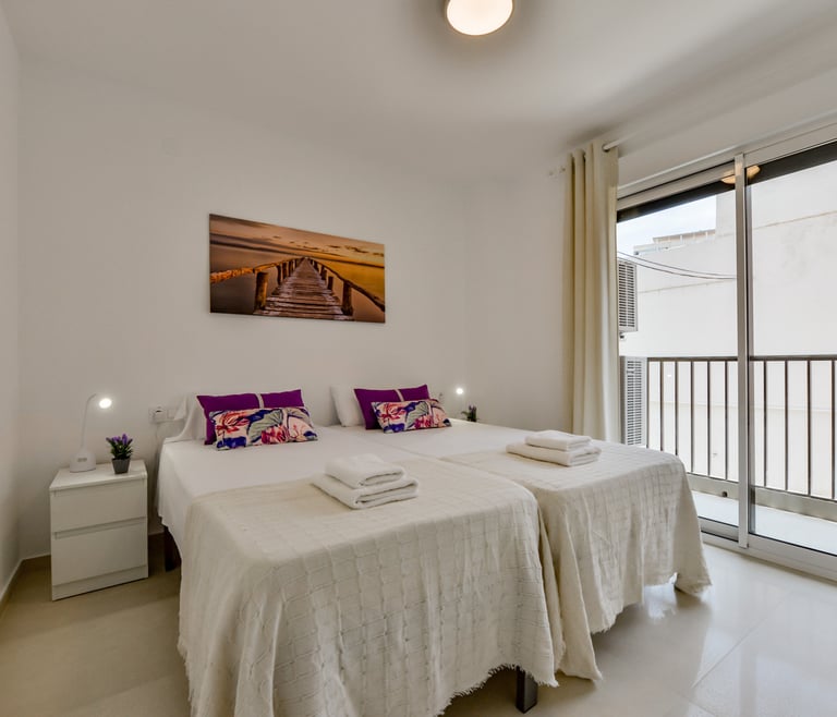 Alquiler de apartamento en primera linea de Calpe, CANTAL en Calpe - Habitaciones