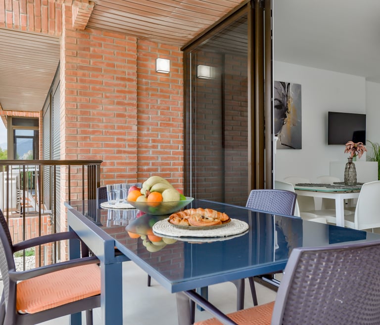 Alquiler de apartamento en primera linea de Calpe, CANTAL en Calpe - Terraza
