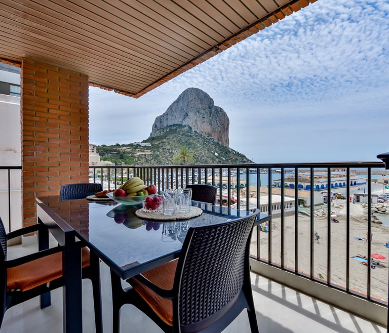 Alquiler de apartamento en primera linea de Calpe, CANTAL en Calpe - Vistas