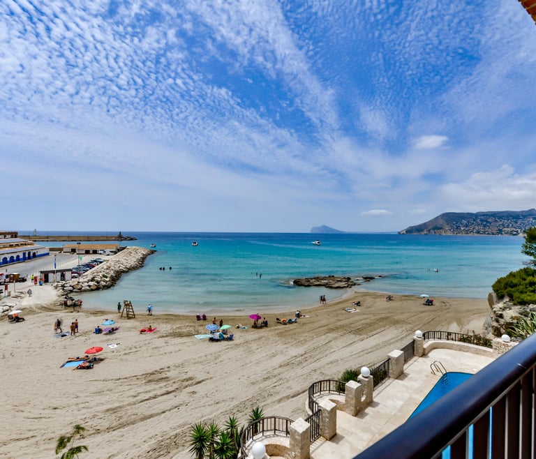 Alquiler de apartamento en primera linea de Calpe, CANTAL en Calpe - Vistas