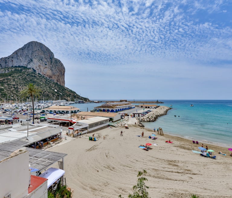 Alquiler de apartamento en primera linea de Calpe, CANTAL en Calpe - Vistas