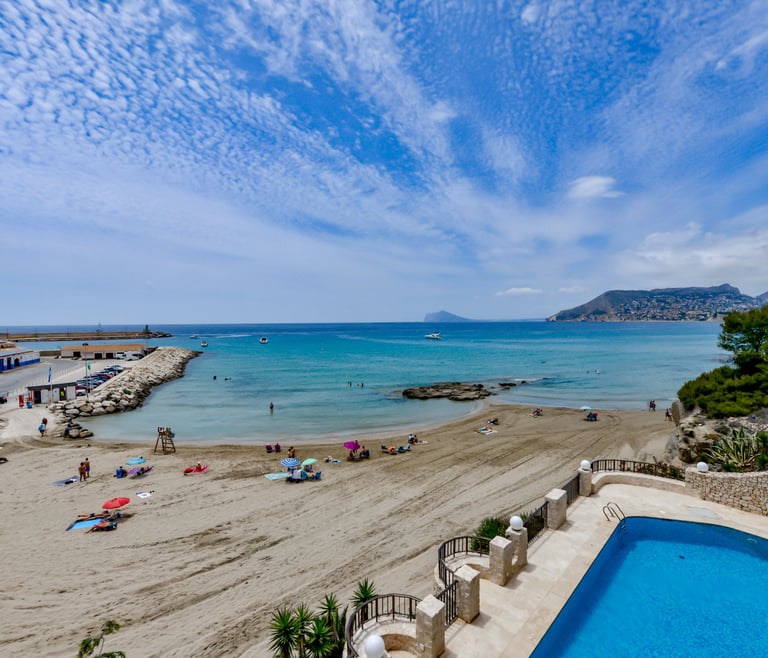 Alquiler de apartamento en primera linea de Calpe, CANTAL en Calpe - Vistas