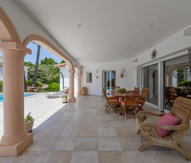 Villa for rent in Benissa ACACIAS in Benissa - Terrace