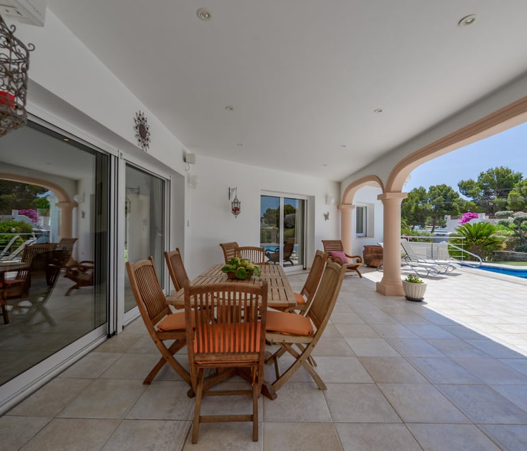 Villa for rent in Benissa ACACIAS in Benissa - Terrace
