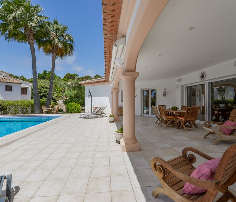 Villa for rent in Benissa ACACIAS in Benissa - Terrace