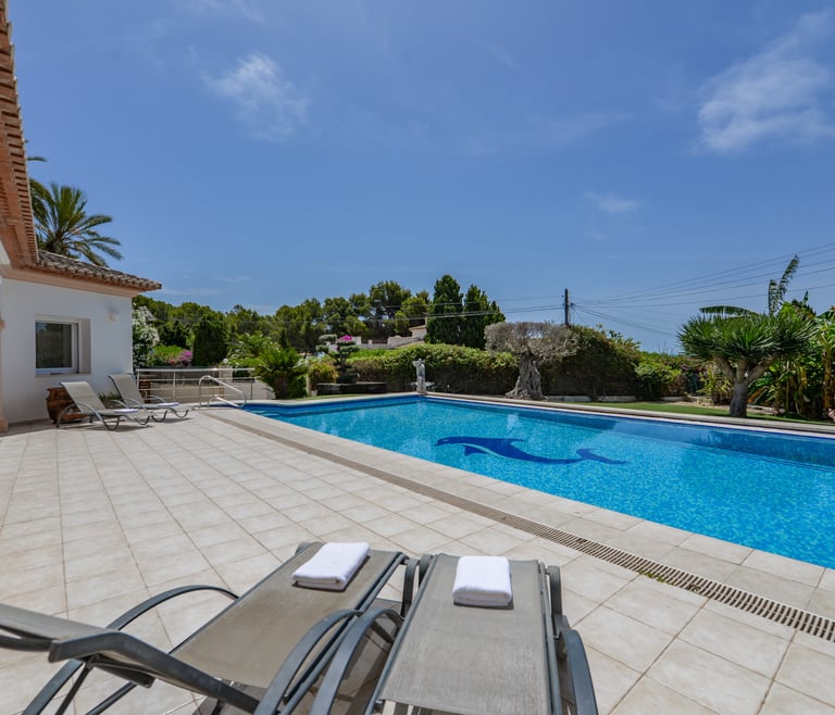Villa for rent in Benissa ACACIAS in Benissa - Swimming pool