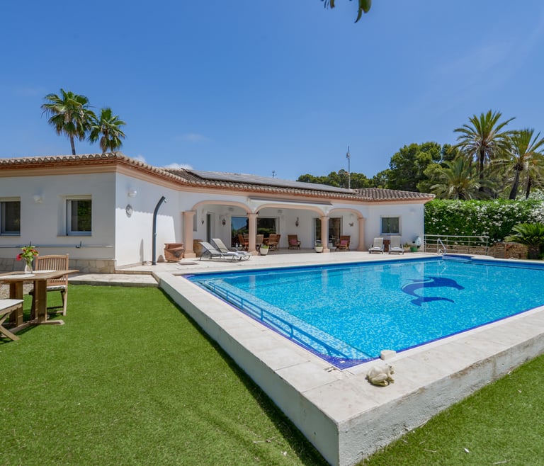 Villa for rent in Benissa ACACIAS in Benissa - Garden