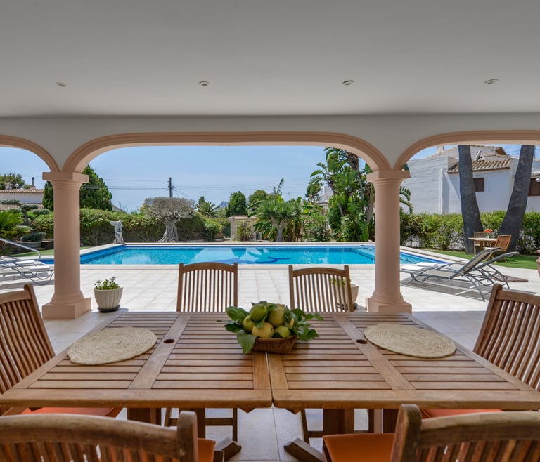 Villa for rent in Benissa ACACIAS in Benissa - Terrace