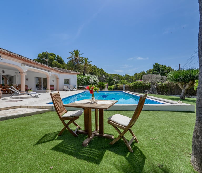 Villa for rent in Benissa ACACIAS in Benissa - Garden