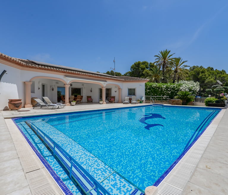 Villa for rent in Benissa ACACIAS in Benissa - Swimming pool