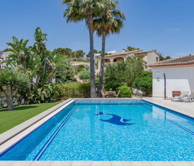 Villa for rent in Benissa ACACIAS in Benissa - Swimming pool